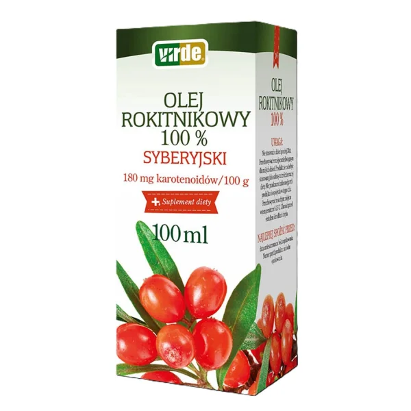 Virde Olej rokitnikowy syberyjski 100%, 100 ml
