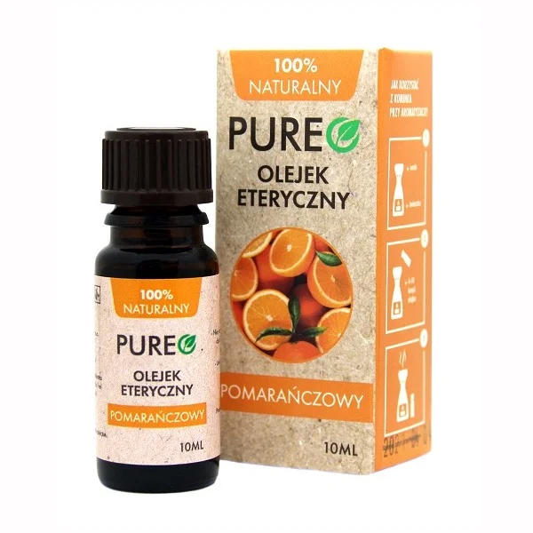 Pureo, olejek eteryczny pomarańczowy, 10 ml