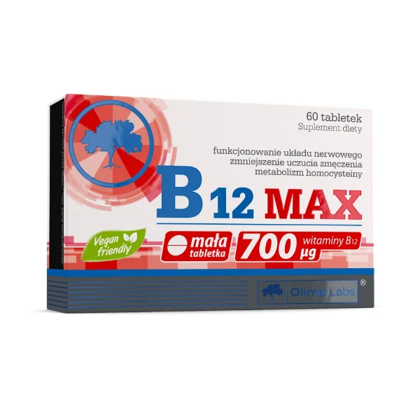 Olimp B12 Max, witamina B12 700 µg, 60 tabletek