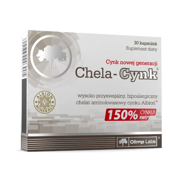 Olimp Chela-Cynk, cynk 15 mg, 30 kapsułek