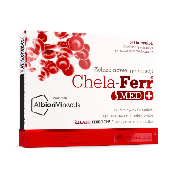 Olimp Chela-Ferr Med, żelazo 30 mg, 30 kapsułek