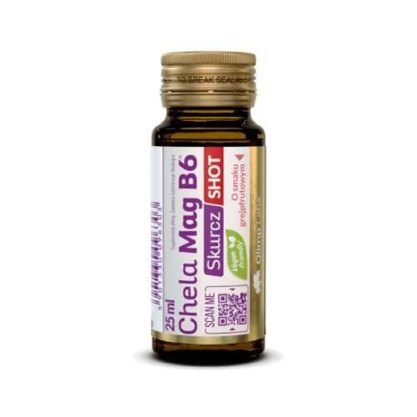 Olimp Chela-Mag B6 Skurcz Shot, smak grejpfrutowy, 25 ml