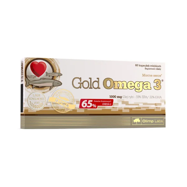 Olimp Gold Omega 3 1000 mg, 60 kapsułek miękkich