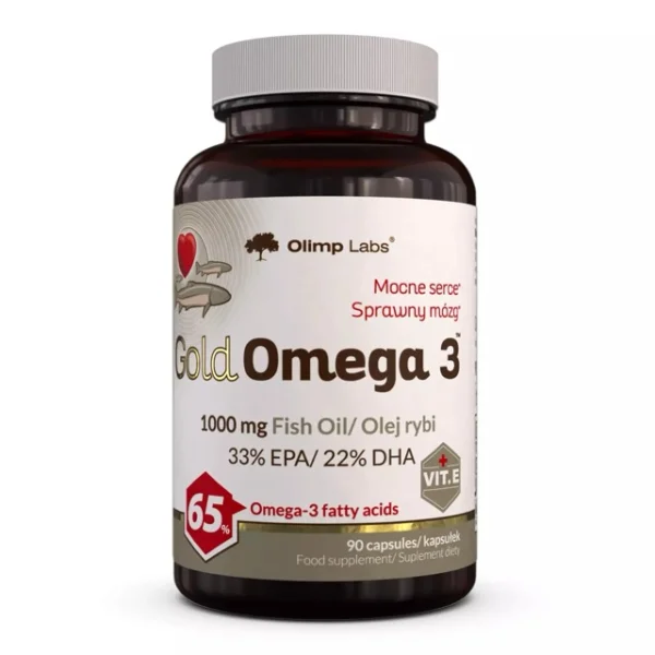 Olimp Gold Omega 3 1000 mg, 90 kapsułek miękkich