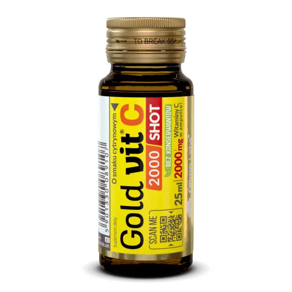 Olimp Gold-Vit C 2000 Shot, smak cytrynowy, 25 ml