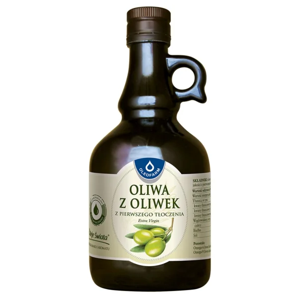 Oleofarm Oleje Świata Oliwa z oliwek, z pierwszego tłoczenia, 500 ml