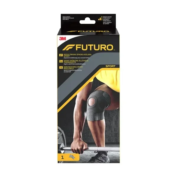 Futuro Sport, stabilizator na staw kolanowy, regulowany, czarny, 1 sztuka
