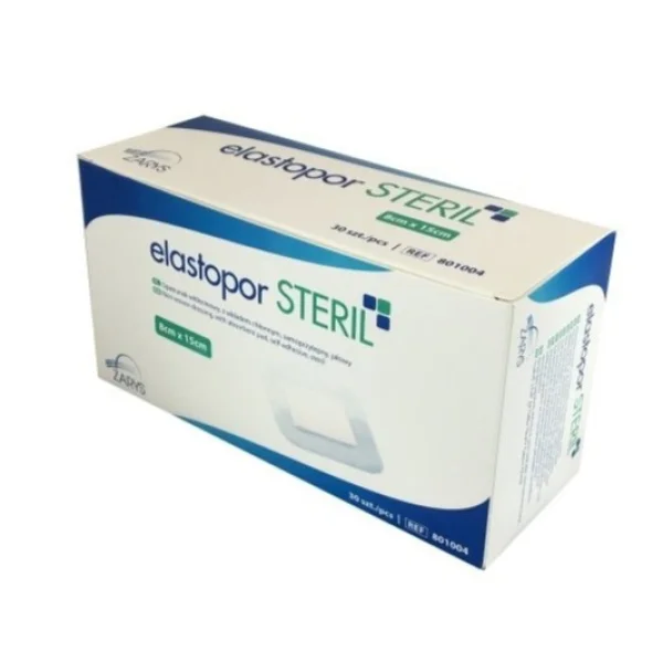 Elastopor Steril, opatrunek jałowy 8 x 15 cm, 30 sztuk