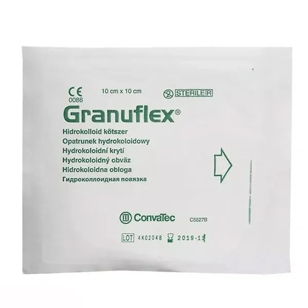 Granuflex, opatrunek hydrokoloidowy, 10 cm x 10 cm, 1 sztuka