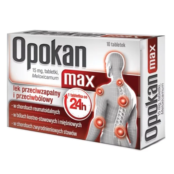Opokan max 15 mg, 10 tabletek