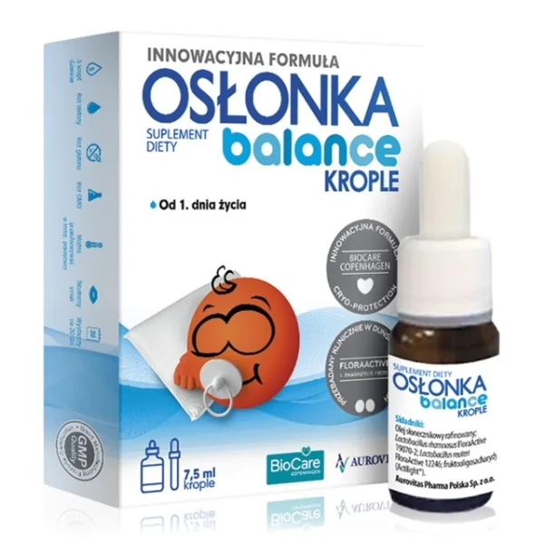 Osłonka Balance, krople dla dzieci od urodzenia, 7,5 ml