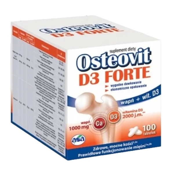 Asa Osteovit D3 Forte, 100 tabletek