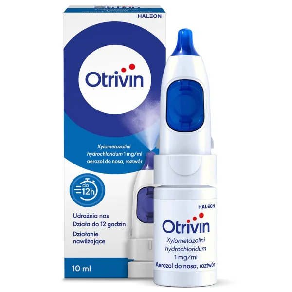 Otrivin 1 mg/ ml, aerozol do nosa, 10 ml