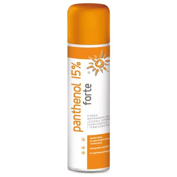 Panthenol 15% Forte, pianka regenerująco-łagodząca, 150 ml