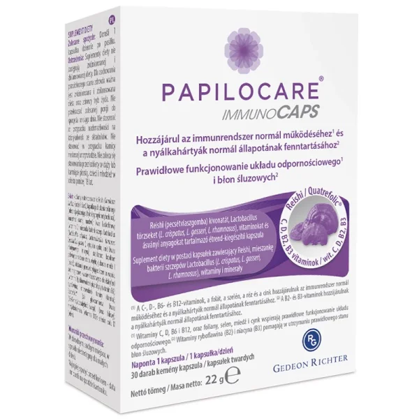 Papilocare Immunocaps, 30 kapsułek