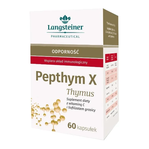 Langsteiner Pepthym X Thymus, 60 kapsułek