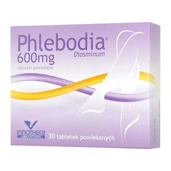 Phlebodia, 600 mg, 60 tabletek powlekanych