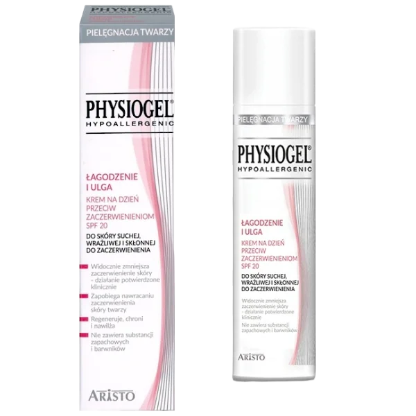 Physiogel, łagodzący krem do twarzy, skóra sucha i wrażliwa, 40 ml