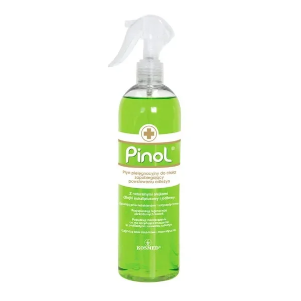 Kosmed Pinol, płyn pielęgnujący do ciała zapobiegający odleżynom, 500 ml