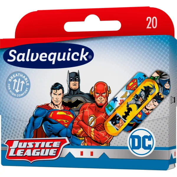 Salvequick Justice League, plastry dla dzieci, 20 sztuk