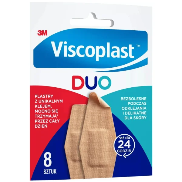 viscoplast-duo-plastry-elastyczne-z-opatrunkiem-wodoodporne-8-sztuk