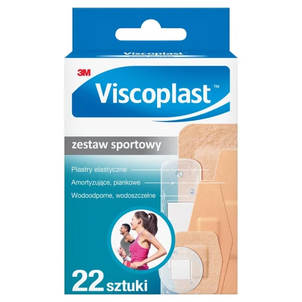 Viscoplast Zestaw Sportowy, plastry, 22 sztuki