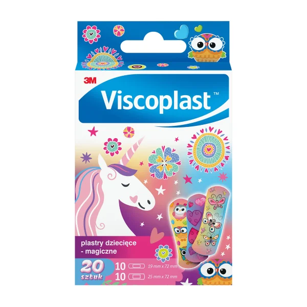 Viscoplast Magiczne, plastry dla dzieci, 20 sztuk