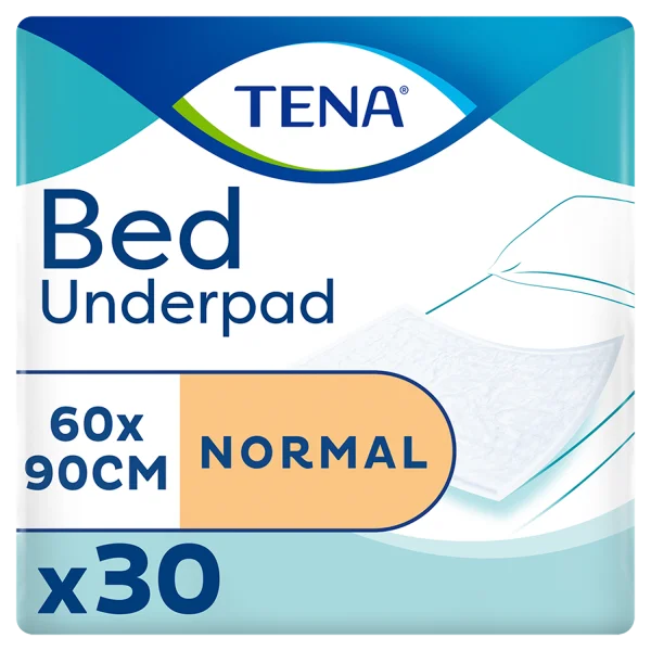 Tena Bed, podkłady chłonne, Normal, 60 cm x 90 cm, 30 sztuk