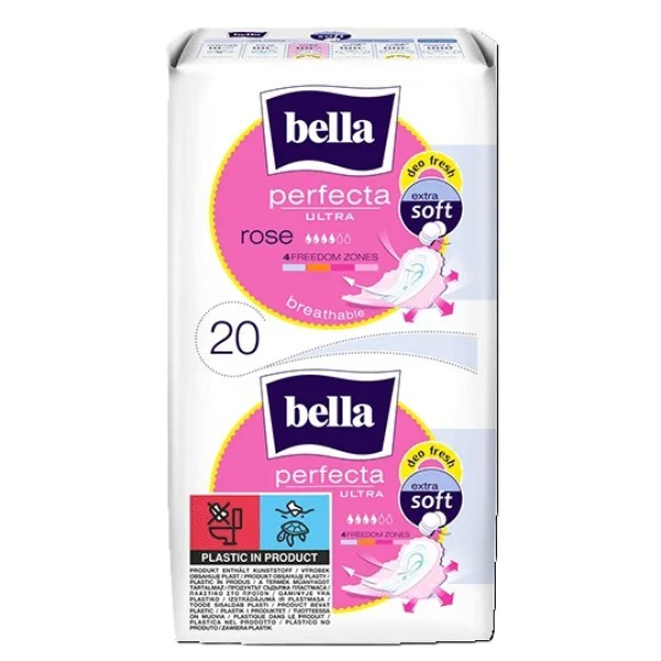 Bella Perfecta Ultra Rose Duo, podpaski higieniczne, 20 sztuk