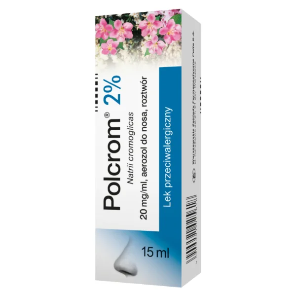Polcrom 20 mg/ml, aerozol do nosa, 15 ml
