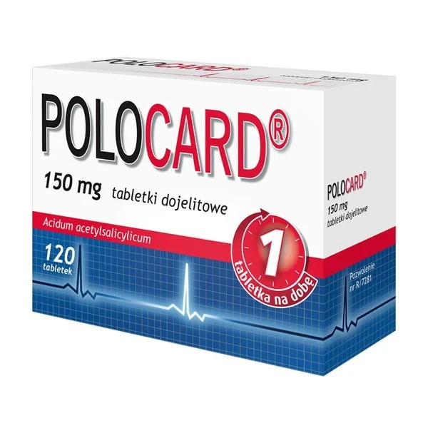 Polocard 150 mg, 120 tabletek