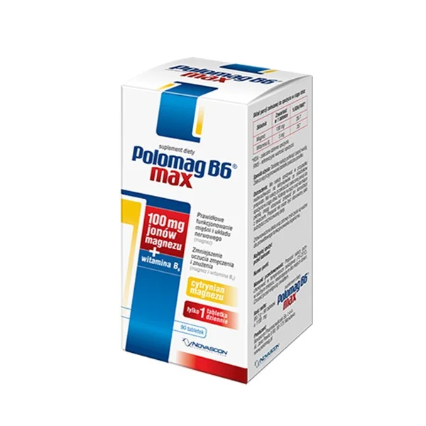 Polomag B6 Max, 90 tabletek