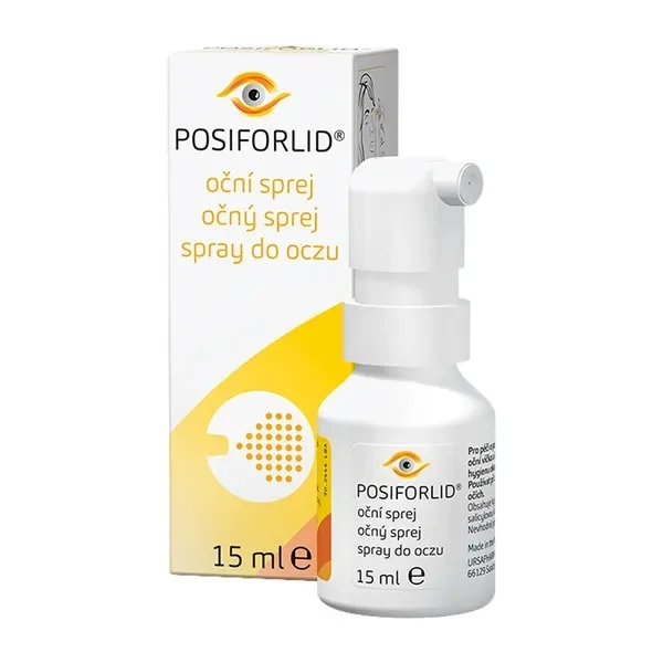 Posiforlid, Pielęgnacja podrażnionych powiek, spray do oczu, 15 ml