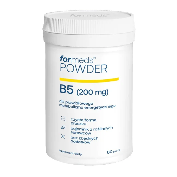 ForMeds Powder B5, Dla prawidłowego metabolizmu energetycznego, 60 porcji