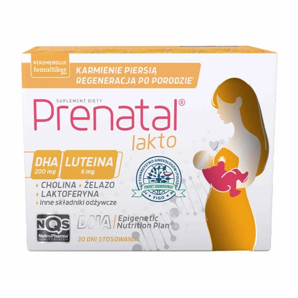 Prenatal Lakto, 30 kapsułek twardych + 30 kapsułek miękkich