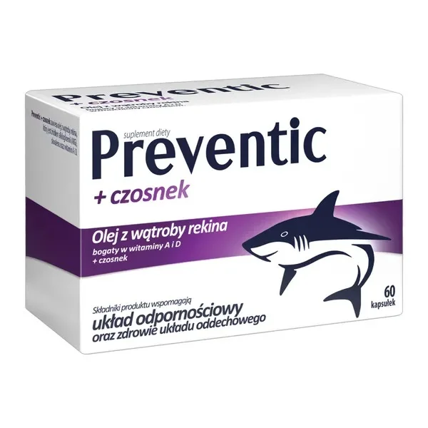 Preventic + czosnek, 60 kapsułek