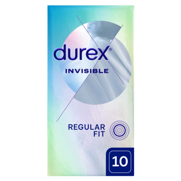 Durex Invisible, prezerwatywy supercienkie, 10 sztuk