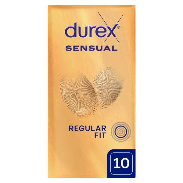 Durex Sensual, prezerwatywy supercienkie, 10 sztuk