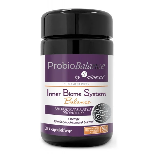 ProbioBALANCE, Probiotyk Inner Biome System Balance, 30 kapsułek