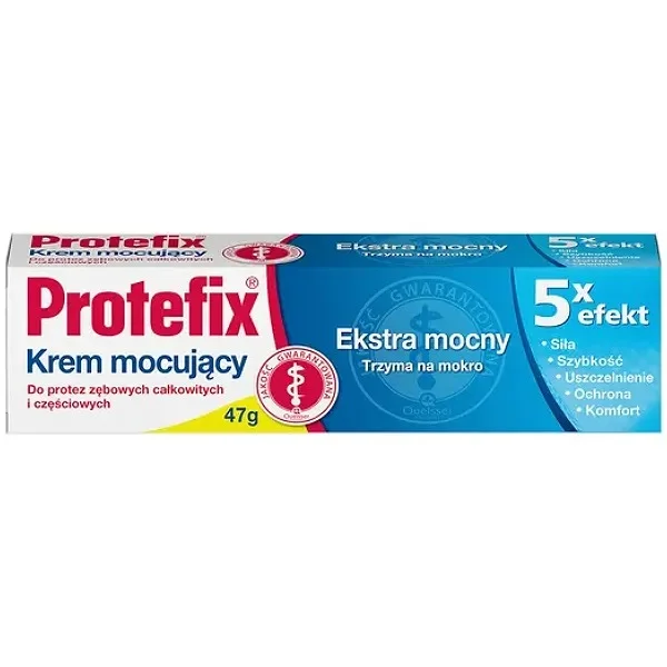 Protefix, krem mocujący do protez zębowych, extra mocny, 47 g