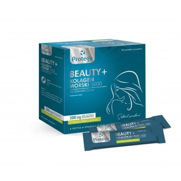 Protego Beauty+ Kolagen Morski 5000, 30 saszetek