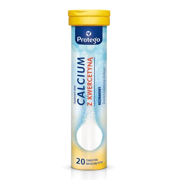 Protego Calcium z kwercetyną, 20 tabletek musujących