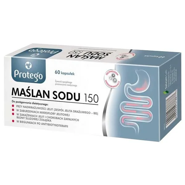 Protego Maślan Sodu 150, 60 kapsułek