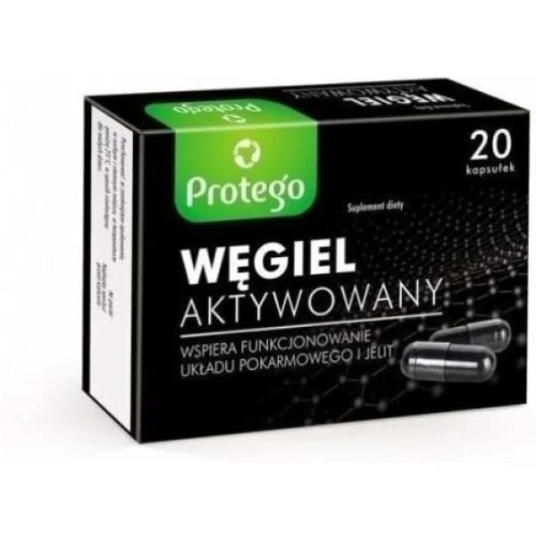 Protego Węgiel aktywowany, 20 kapsułek