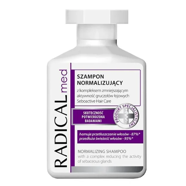 Radical Med, szampon normalizujący do włosów przetłuszczających się, 300 ml
