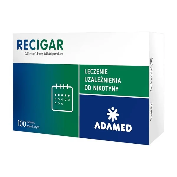 Recigar 1,5 mg, 100 tabletek powlekanych