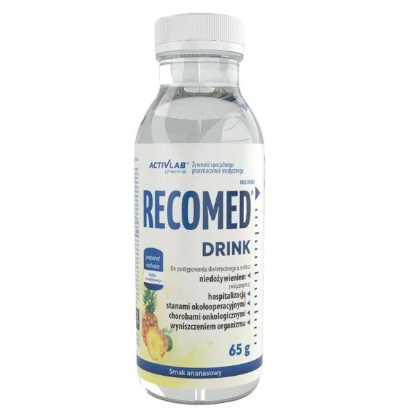 Activlab Pharma RecoMed Drink, preparat odżywczy, smak ananasowy, 65 g