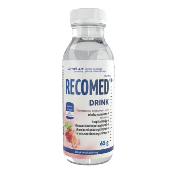 Activlab Pharma RecoMed Drink, preparat odżywczy, smak truskawkowy, 65 g