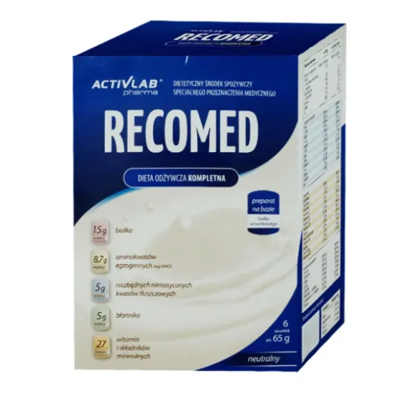 Activlab Pharma RecoMed, preparat odżywczy, smak neutralny, 65 g x 6 saszetek