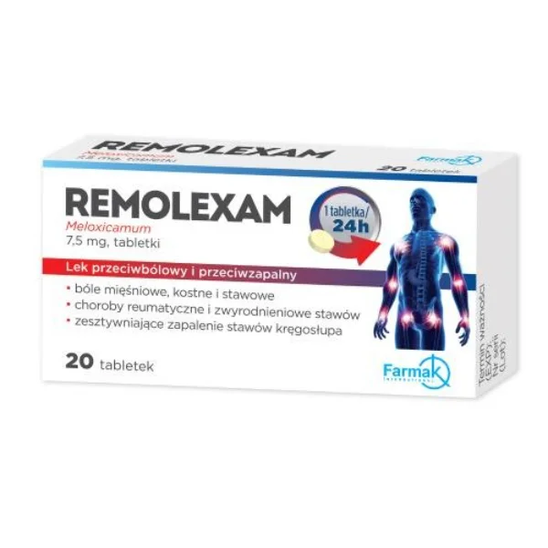 Remolexam 7,5 mg, 20 tabletek